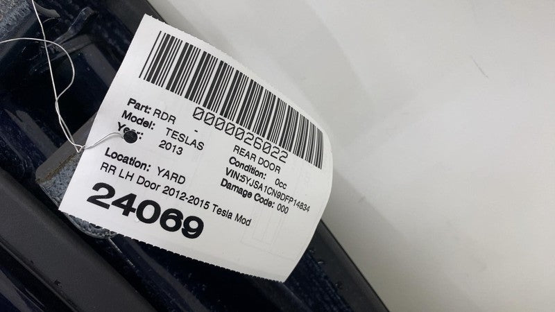 ⭕ 2012-2015 Tesla Model S MS Rear Driver Side Door Shell Panel Left LH