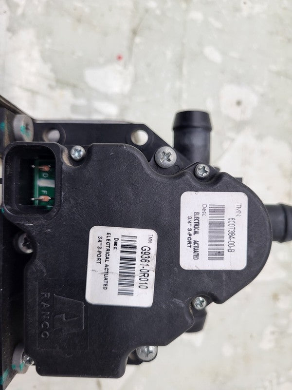 6007384 00 B ⭕12-20 Model S 3-Way Port Coolant Valve Electric Actuator 3/4" inch 6007384-00-B