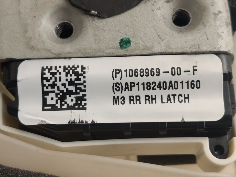 1068969 00 F ⭕ 2017-2023 Tesla Model 3 M3 Rear Right Door Lock Latch Actuator RH 1068969-00-F