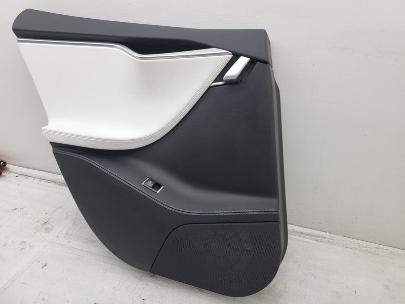 ⭕ 2012-2015 Tesla Model S MS Rear Left Interior Door Panel Trim Card Cover LH