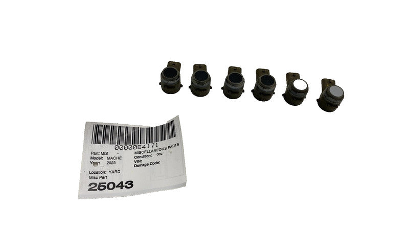 JU5T15K859ACW ⭕ 21-24 Ford Mustang Mach-E Rear Bumper Parking Assist Sensor x6 JU5T-15K859-ACW