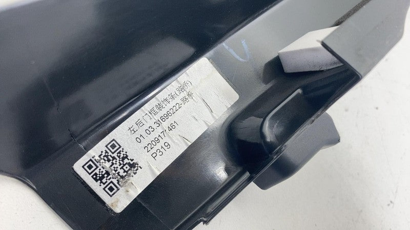 31696222 ⭕ 21-23 Polestar 2 Rear Driver Side Door Window Frame Trim Cover Left 31696222