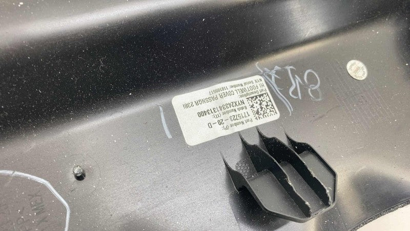 171572320D ⭕24-25 Tesla Model 3 Passenger Side Lower Dash Footwell Cover Right 1715723-20-D
