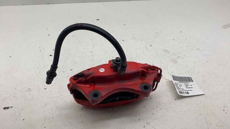 ⭕ 2016-2020 Tesla Model X Rear Driver Side Caliper Red w/ Brake Hose L