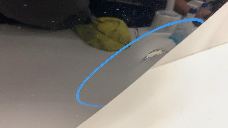 ⭕ 2012-2015 Tesla Model S Rear Driver Side Door Shell Panel Left LH Bl