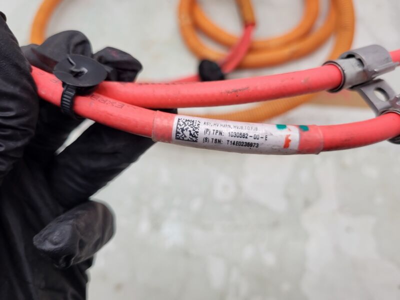 103058200E ⭕ 12-15 Model S MS High Voltage Junction Box to FJB Wiring Harness 1030582-00-E