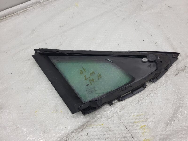 2012-2020 Tesla Model S Rear Passenger Side Quarter Fixed Glass Right Assembly