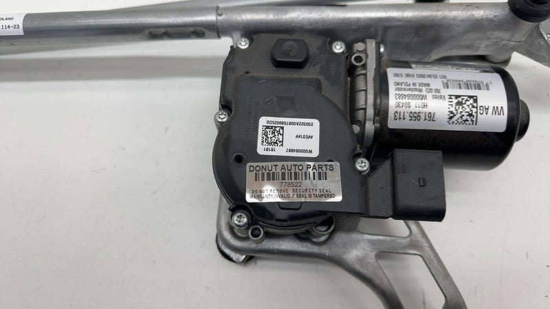761 955 113 ⭕2019-2024 Porsche Cayenne Front Windshield Wiper Motor w/ Linkage OEM 761955113