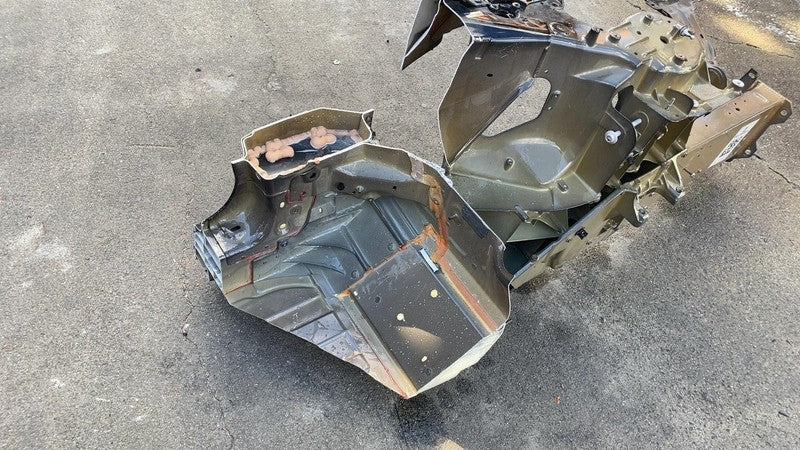 1614525-00-B 2021-2023 Tesla Model S MS Front Driver Side Shock Tower Rail Apron Cut Left LH