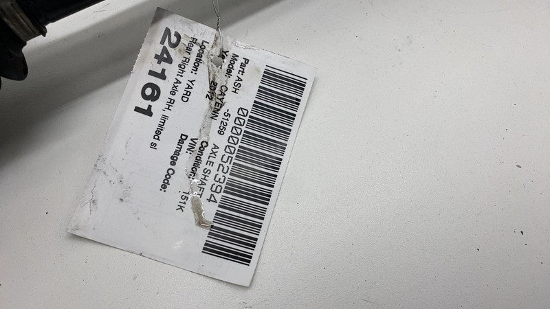 7P0 501 201 D 2011-2018 Porsche Cayenne Rear Passenger Side CV Axle Shaft Halfshaft Right AWD