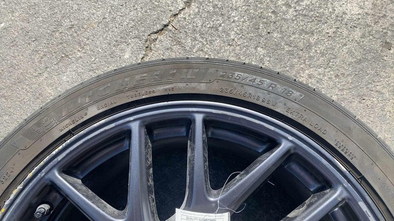 134422900B ⭕ 24 25 Model 3 Wheel Rim 18x8.5J +38MM w/ Michelin Tire 235/45R18 1344229-00-B