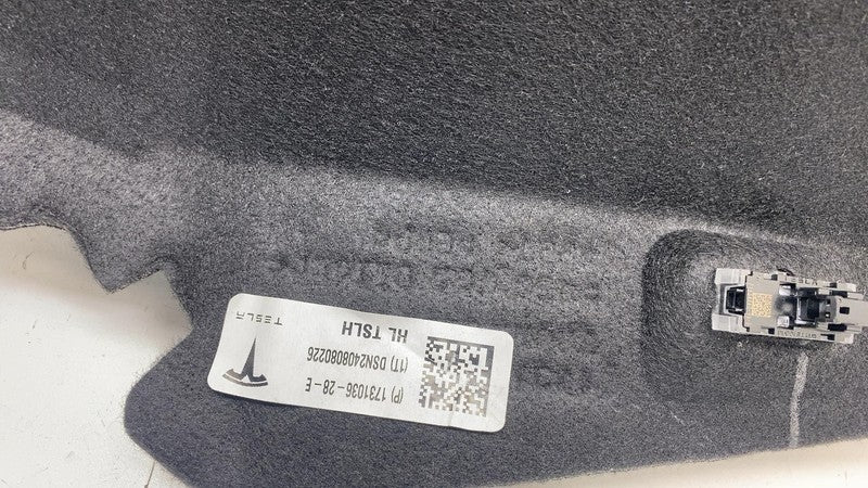 1731036-28-E ⭕ 24 25 Tesla Model 3 Rear Left Trunk Side Boot Trim Carpet Cover 1731036-28-E