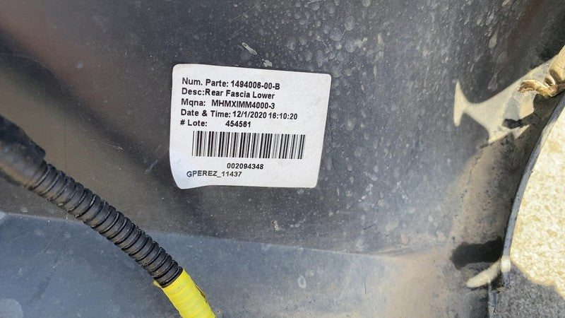 ⭕ 2020-2022 Model Y Rear Bumper Cover w/ Valance Diffuser Gray PMNG 14