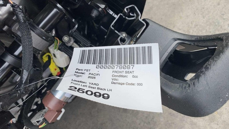 ⭕ 17-25 Chrysler Pacifica Front Passenger Side 1st Row Bucket Seat Black Right