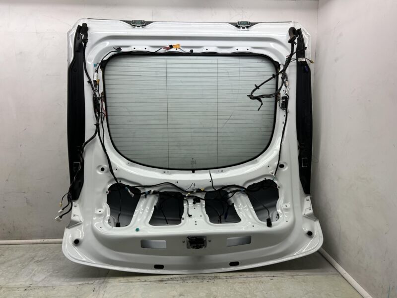 2012-2015 Tesla Model S Liftgate Hatch Gate Trunk Lid Tailgate Glass White PBCW