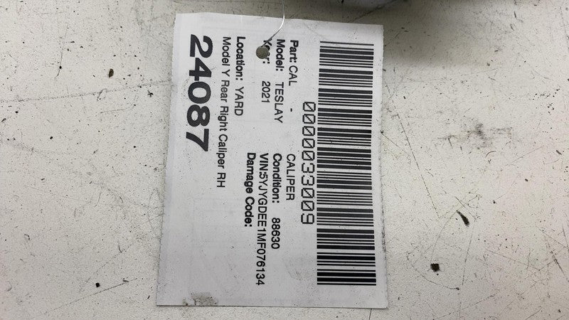 ⭕ 2017-2023 Tesla Model 3 Y Rear Passenger Side Caliper w/ Brake Hose Line Right