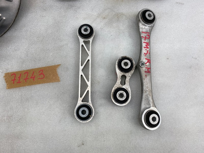 102141600A ⭕ 16-20 Tesla Model S X SET Rear Right Spindle Knuckle & Control Arm Link OEM