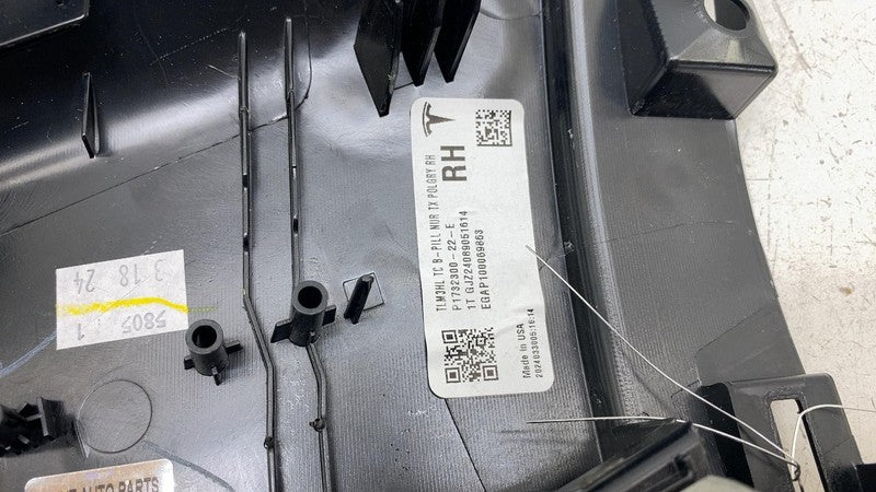 ⭕ 24-25 Model 3 Passenger Upper B-Pillar Cover Trim Panel Right RH 173