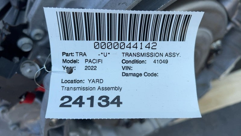 6222770 ⭕ 2020 2021 2022 Chrysler Pacifica Automatic Transmission Assembly 68429317AA