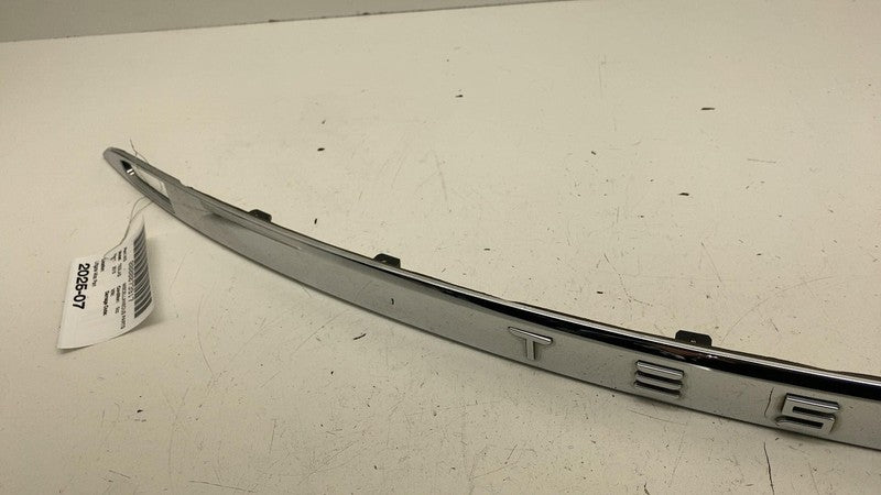 102577600A ⭕ 12-20 Tesla Model S Rear Liftgate Trunk Lid Chrome Trim Molding 1025776-00-A