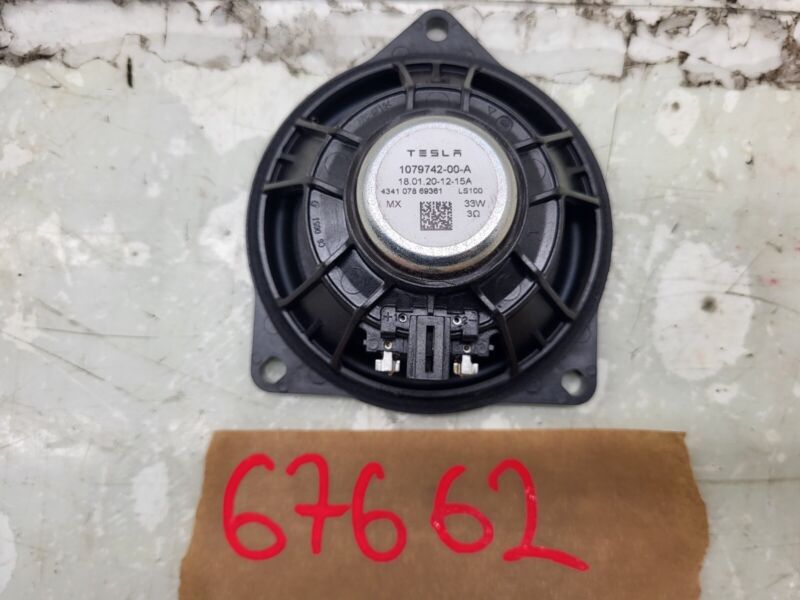 1079742 00 A 2017-2023 Tesla Model S X 3 Y Audio System Speaker Full Range 100MM 1079742-00-A