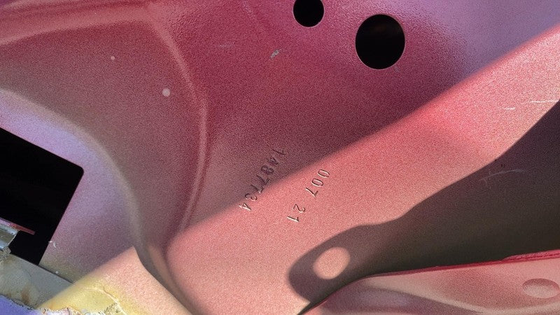 ⭕ 2020-2023 Tesla Model Y Rear Right Quarter Panel Structural Cutout RH Red PPMR