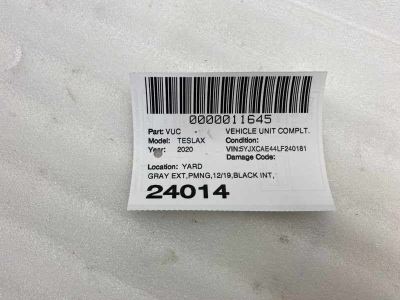 1105148 00 ⭕2016-2020 Tesla Model X MX Rear Passenger Side Sill Trim Cover Right 1105148-00