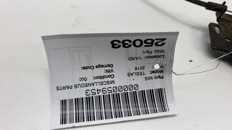 1033011-00-C ⭕ 12-15 Model S MS Front Hood Lock Latch Release Actuator Mechanism 1033011-00-C