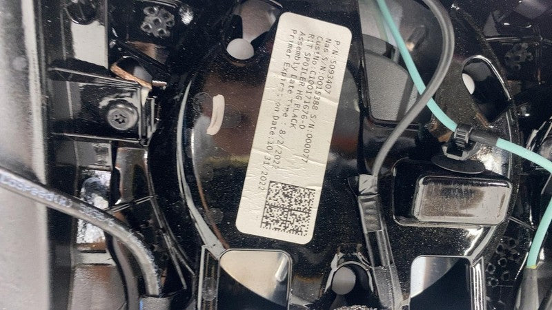 PT00172639 ⭕22-24 Rivian R1T Rear Cab Roof Spoiler + Antenna + Lights + Camera PT00172639-A