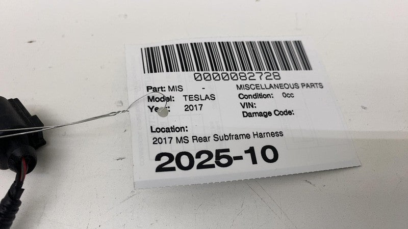 ⭕ 16-20 Tesla Model S Rear Subframe Coil Wiring Harness Cable Wire 100