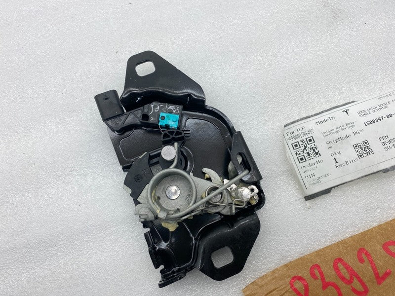150039700E ⭕ 21-23 Tesla Model 3 Front Hood Latch Double Pull Single Actuator 1500397-00-E
