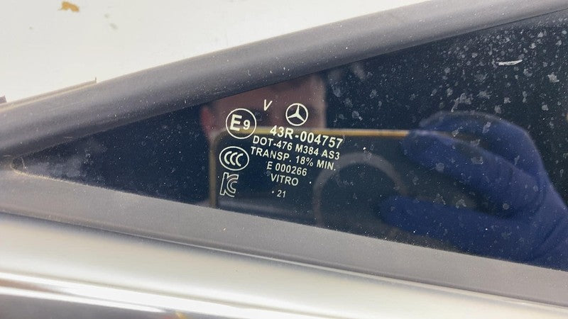 A2976702300 ⭕22-25 EQS 450+ V297 Front Left Exterior A-Pillar Quarter Glass Trim A2976702300