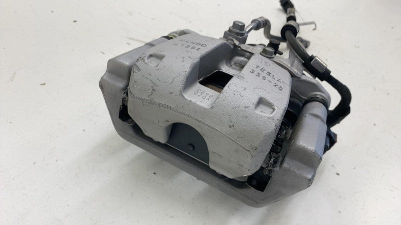 ⭕ 2017-2025 Tesla Model 3 Rear Right Caliper + Brake Hose Line BASE 10
