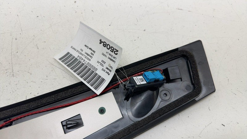 110043700E ⭕ 2017-2023 Tesla Model 3 Left B-Pillar Applique Glass Trim Molding 1100437-00-E