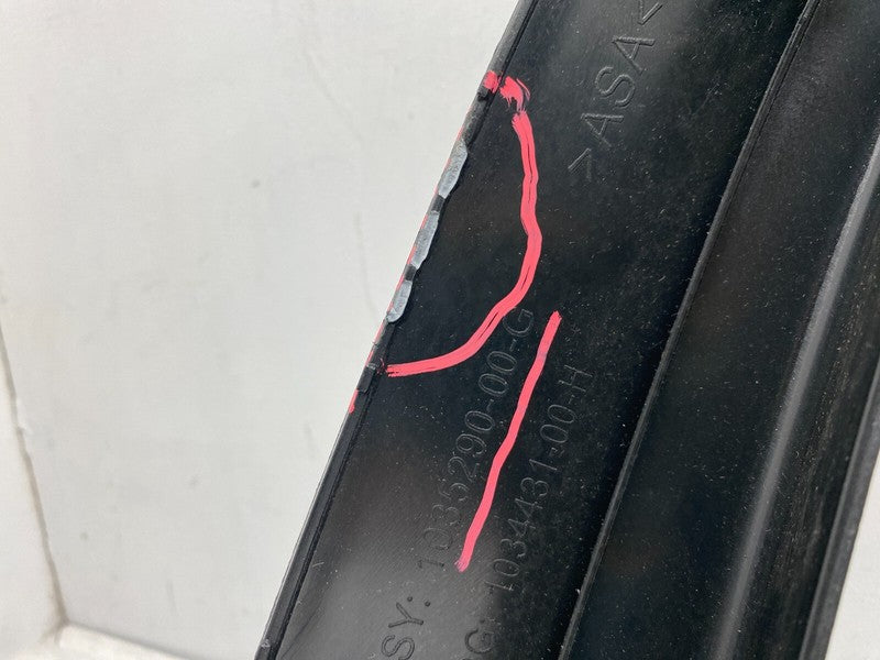 103529000G ⭕ 2016-2023 Tesla Model X Rear Driver Side Fender Flare Garnish OEM 1035290-00-G