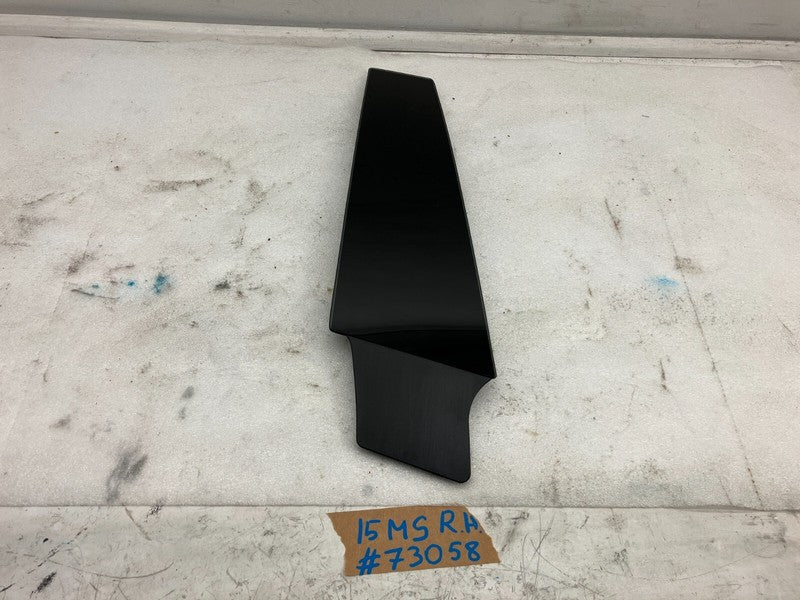 ⭕ 12-15 Tesla Model S Right Exterior B-Pillar Applique Glass Trim Molding Cover