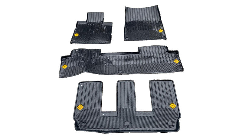 PT00818683-A ⭕ 22-25 Rivian R1S Front & Rear Floor All Weather Carpet Cover Mat PT00818683-A