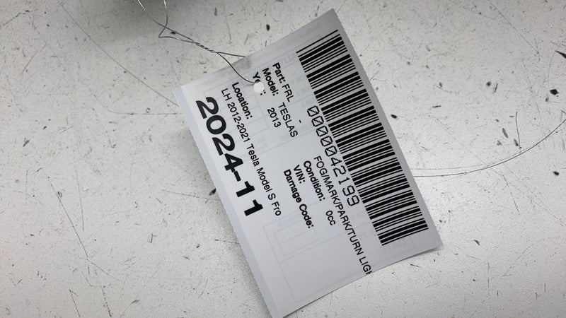 ⭕ 12-20 Model S Front Passenger Side Fog Light Cornering Lamp Right 10