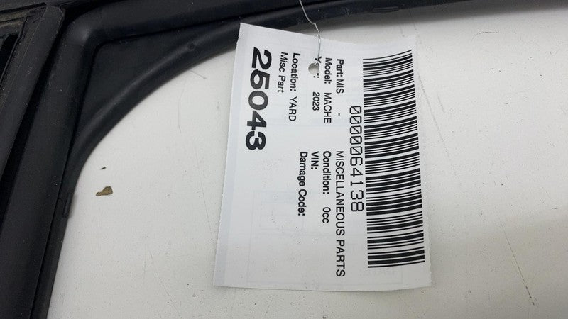 LJ8BR25825AE ⭕ 21-24 Ford Mustang Mach-E Rear Left Door Window Rubber Seal OEM LJ8B-R25825-AE
