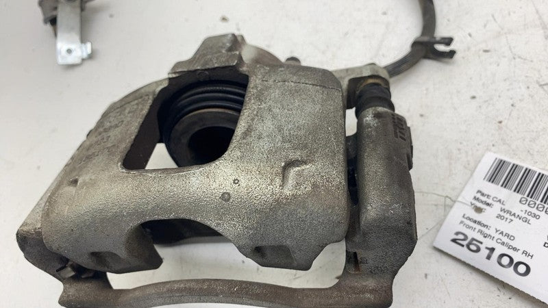 ⭕ 2007-2018 Jeep Wrangler Front Passenger Side Caliper w/ Brake Hose Line Right