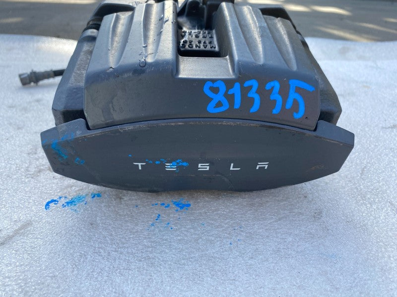 1078541 00 B ⭕ 19-21 Model S X Rear Driver Side Brake Caliper w/ Hose Line Left 1078541-00-B