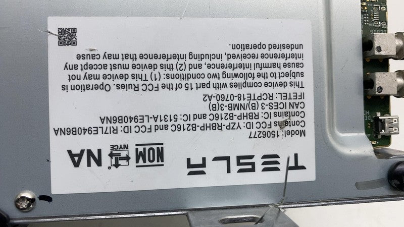 ⭕ 2020-2023 Tesla Model Y MY MCU Computer Media Control Module OEM 177