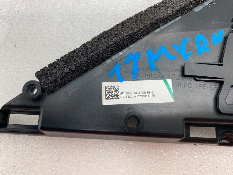 103490999E ⭕16-20 Model X Front Right Door Quarter Applique Corner Glass Cover 1034909-99-E