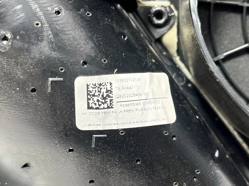 ⭕ 16-20 Tesla Model X Front Driver Side Door Panel Trim Card Left 1055