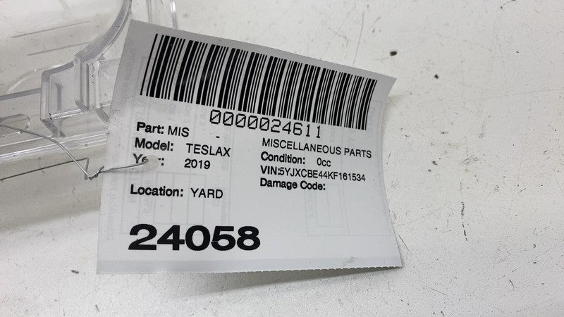 ⭕ 2016-2020 Tesla Model X Rear Driver Side 2nd Row Seat Floor Load Bra