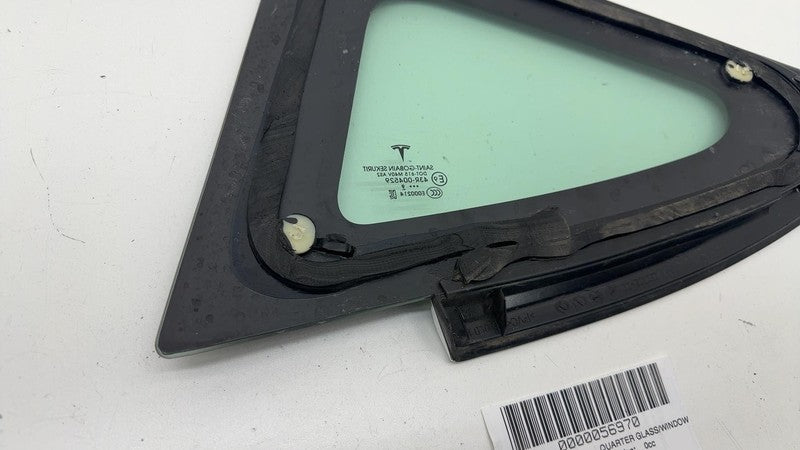 108070600H ⭕ 2017-2020 Tesla Model 3 Rear Right Quarter Fixed Window Glass OEM 1080706-00-H