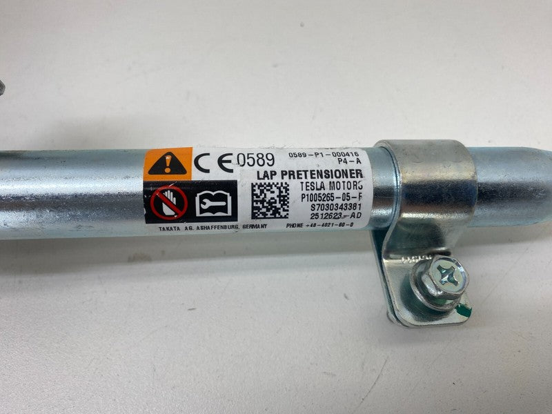 100526505F ⭕ 12-15 Model S Front Right Seat Belt Outboard Lap Pre-Tensioner RH 1005265-05-F