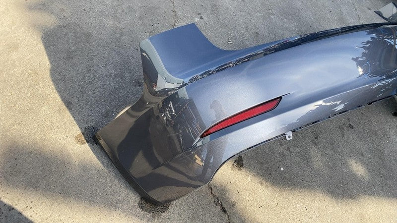 2023 Tesla Model 3 Rear Bumper Cover w/ Light Reflectors Assembly Gray PMNG OEM