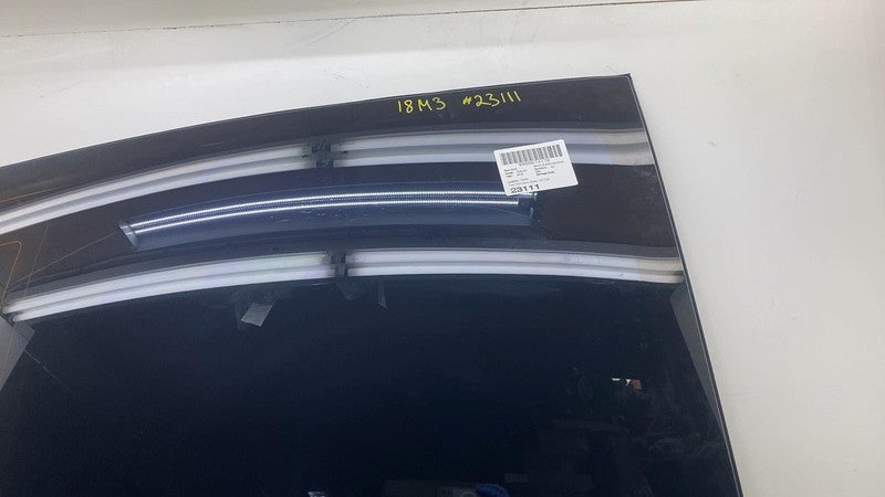 1472925-00-A 17-20 Model 3 Rear Trunk Panoramic Backlite Roof Glass Back Section 1472925-00-A