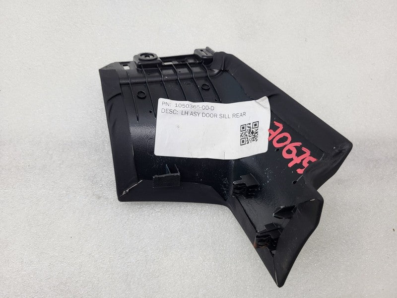 1050365 00 D ⭕2016-2020 Tesla Model X Rear Driver Side Door Sill Trim Cover Left 1050365-00-D